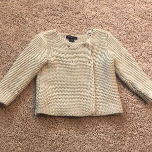 BabyGap garter cardigan sweater